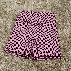 Balance athletica volley shorts purple polka dots size medium new never worn